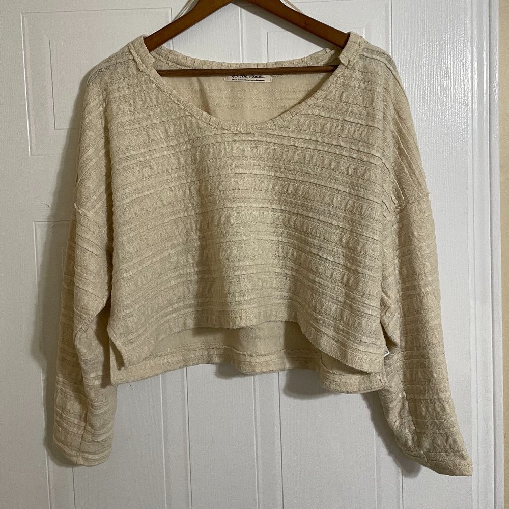We The Free Cream Crop Top